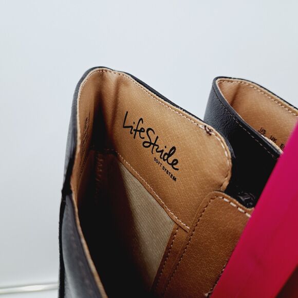 NWOB Life Stride Soft System Knee High Boot Low Heel 8.5 W Brown Inside Zipper - Picture 7 of 9